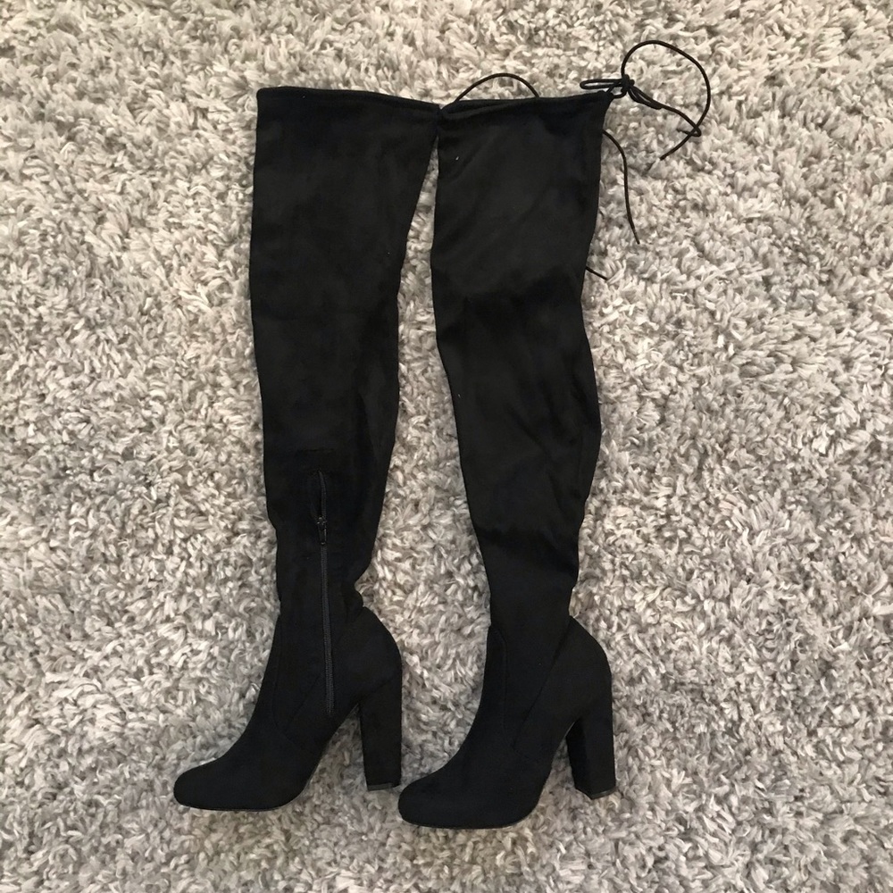 Lulus OTK Boots